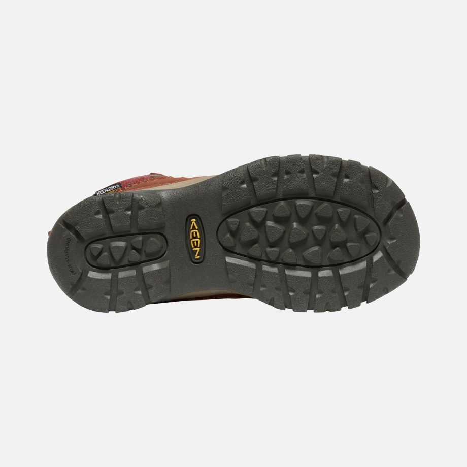 Bota Feminina Kaci Iii Inverno Impermeável Tutu Tartaruga Xadrez Xadrez Vermelho - Image 3