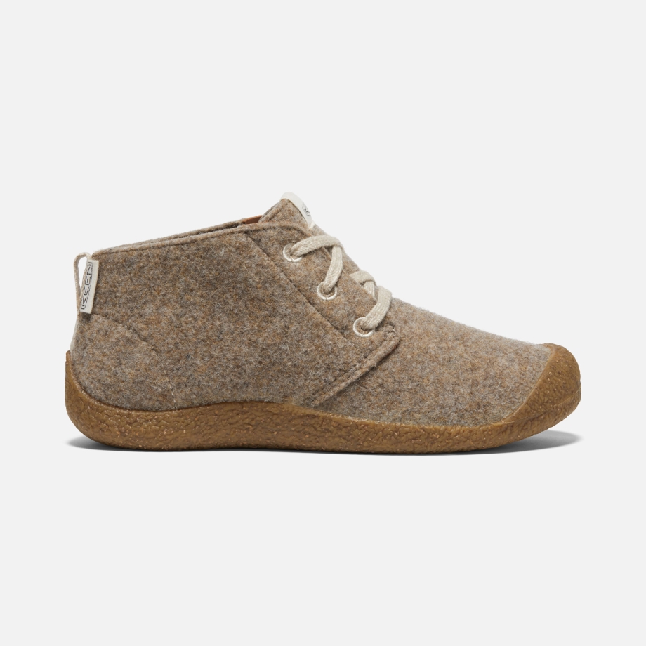 bota_feminina_mosey_chukka_tutu_taupe_feltro_de_betula.jpg Bota Feminina Mosey Chukka Tutu Taupe Feltro De Bétula - Image 1
