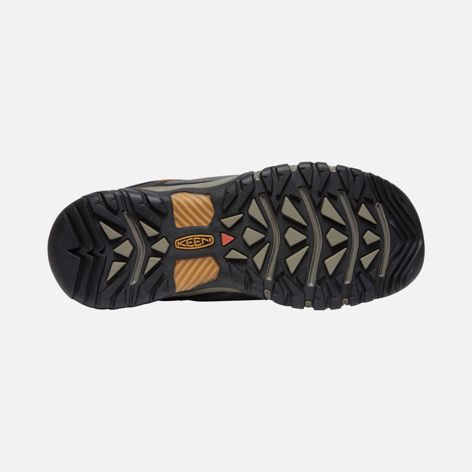 Sapatos De Caminhada à Prova D'água Targhee Iii Marrom-oliva Preto E Dourado Para Homens Tutu - Image 3