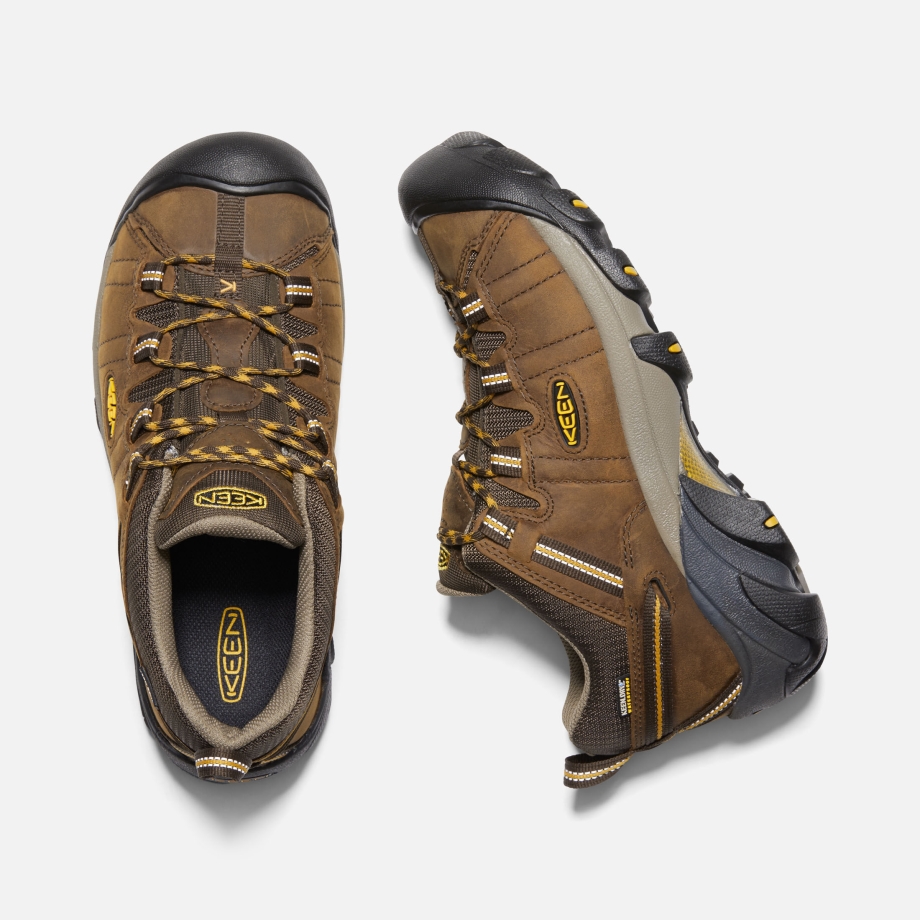 Sapatos De Caminhada Largos à Prova D'água Targhee Ii Para Homem Cascata Tutu Amarelo Marrom-dourado - Image 2