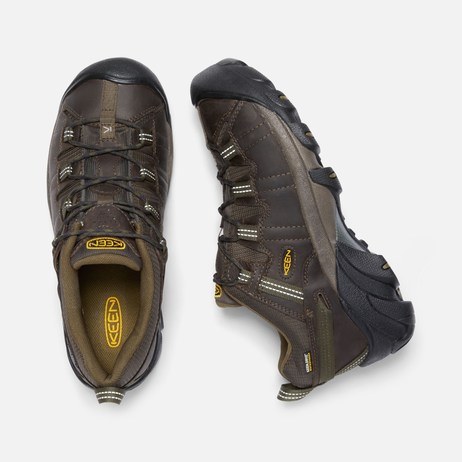 Sapatos De Caminhada Largos à Prova D'água Targhee Ii Para Homens Cantina-escuro Oliva Tutu - Image 2