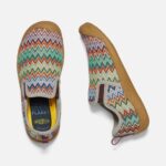 Slip-on Feminino Tutu Chevron-plaza Taupe Em Lona Howser - Image 2