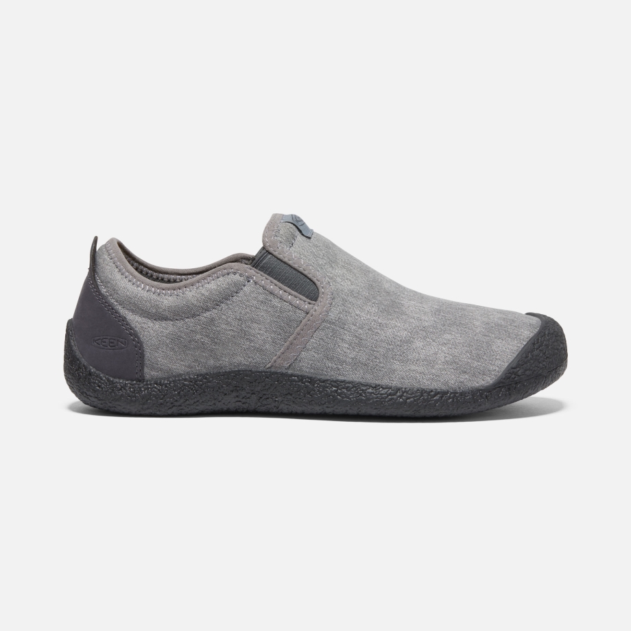 Slip-on Masculino De Lona Howser De Aço Com ímã Cinza Tutu - Image 1